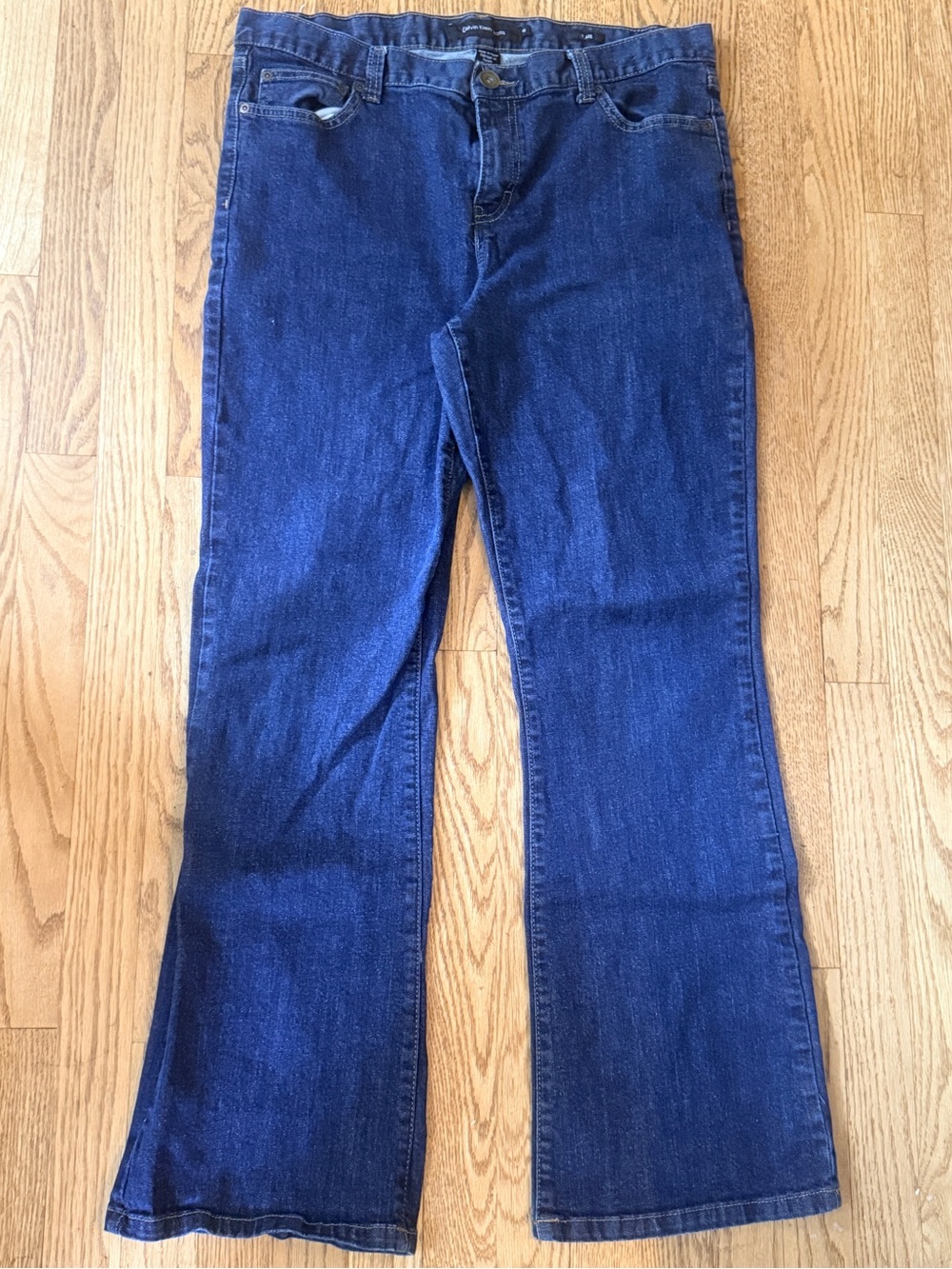 Calvin Klein Dark Wash, Size 16 Flare Denim Jeans